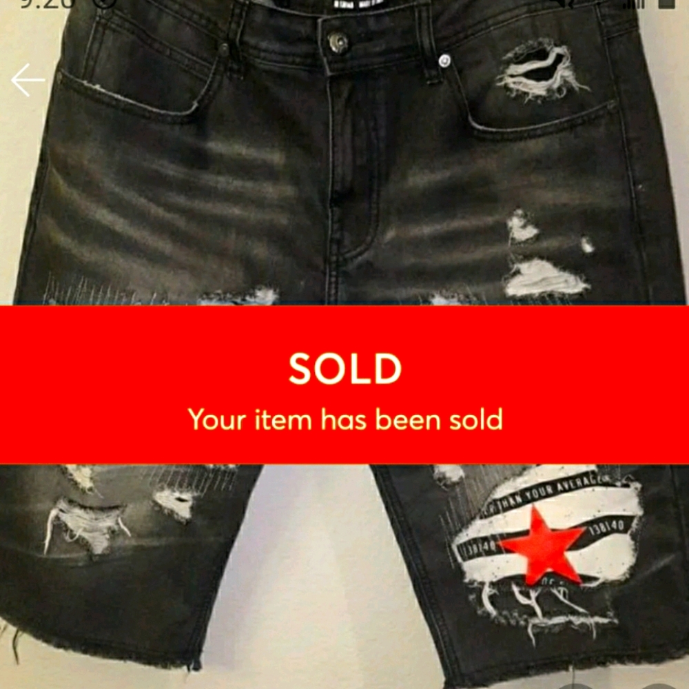 🚫SOLD!🚫Born Fly Denim Shorts 34w